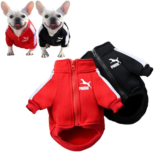 Cozy Baseball Dog Jacket